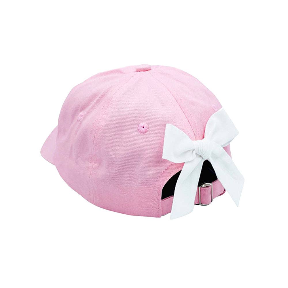 Little Sister Bow Baseball Hat (Baby/Toddler)