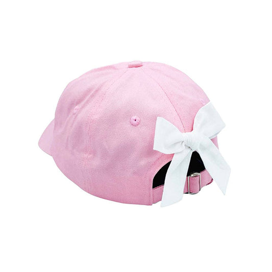 Little Sister Bow Baseball Hat- Baby