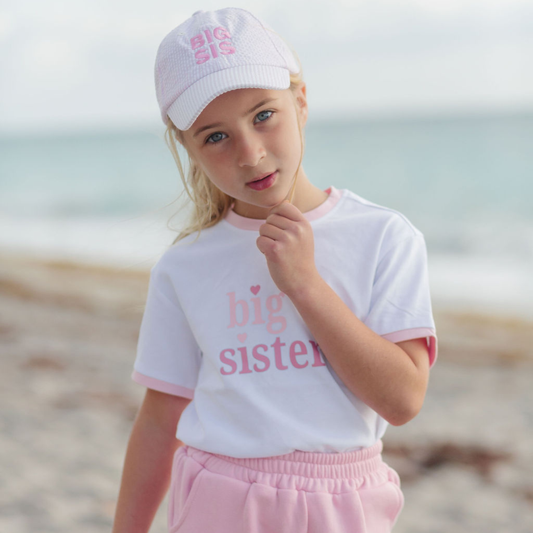 Big Sis Bow Baseball Hat- Youth