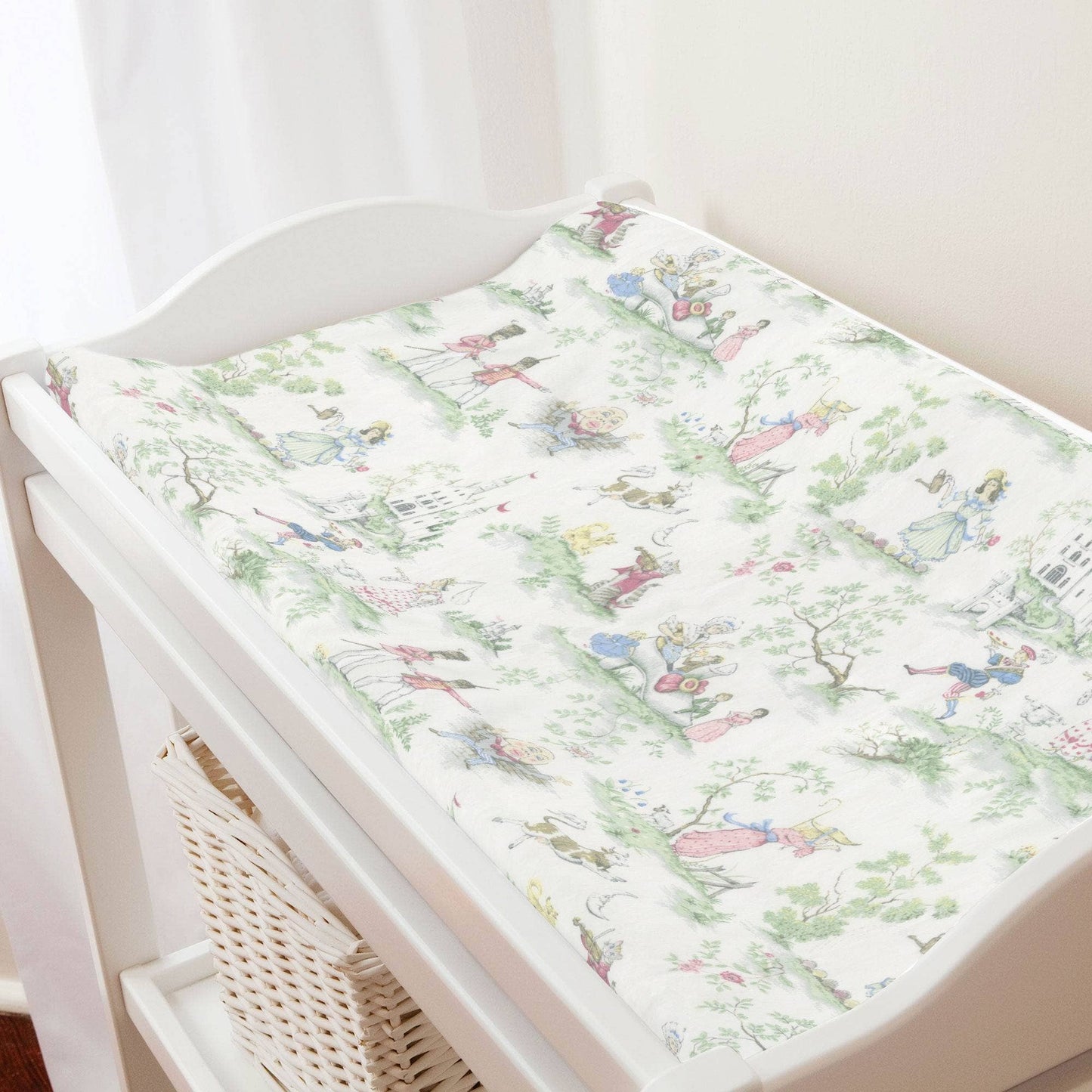 Nursery Rhyme Toile 8-pc. Crib Bedding Set