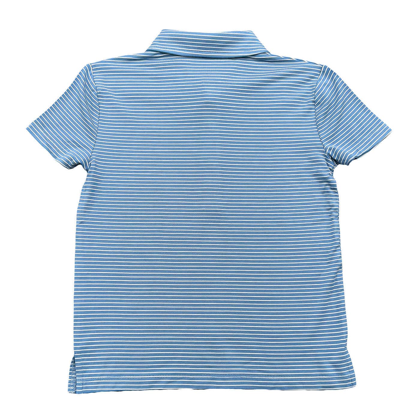 Banks Boys Performance SS Polo Blue/White Stripe : Blue/White Stripe