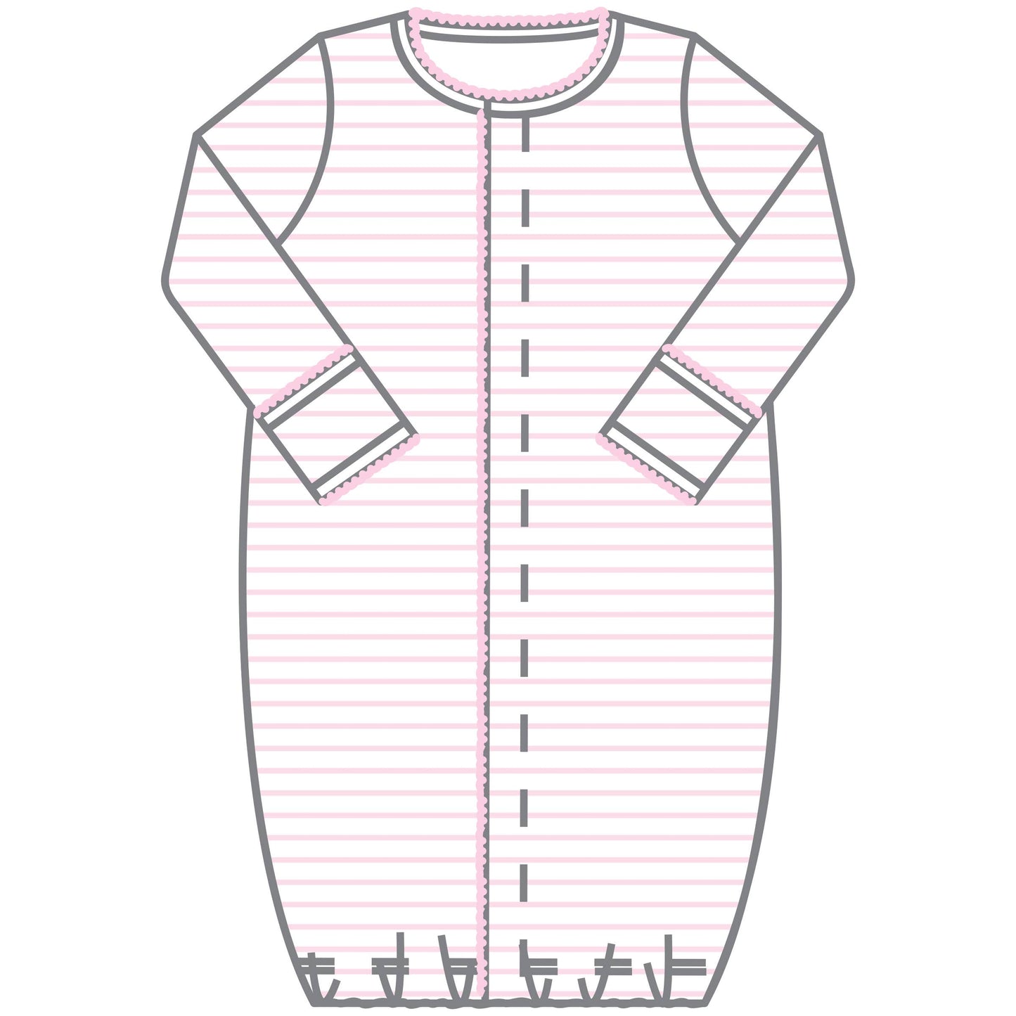 Mini Stripes Converter - Pink