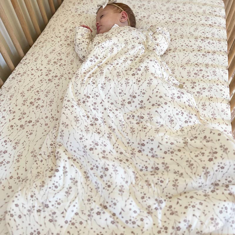 LONG SLEEVE SLEEP BAG: Giraffe Moss / 9-18M / 1.0