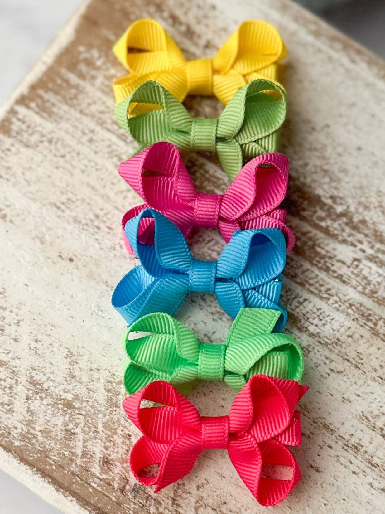 Bitty Bow Variety Pack - Baby Bows: Pastel
