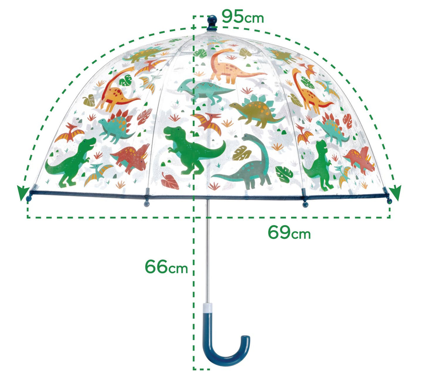 Clear Color Changing Umbrella: Mushroom