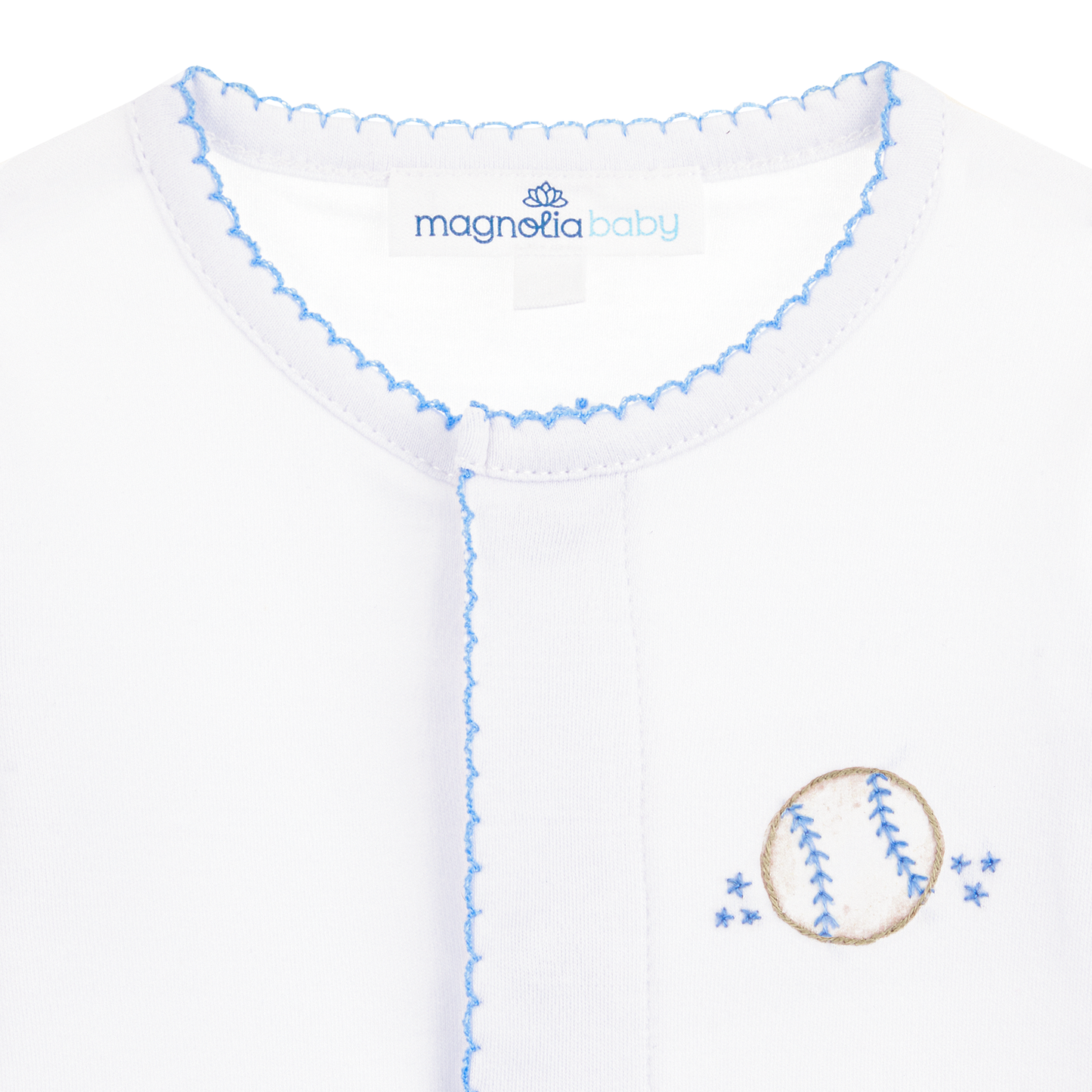 Precious Lil' Sluggers Footie - Light Blue