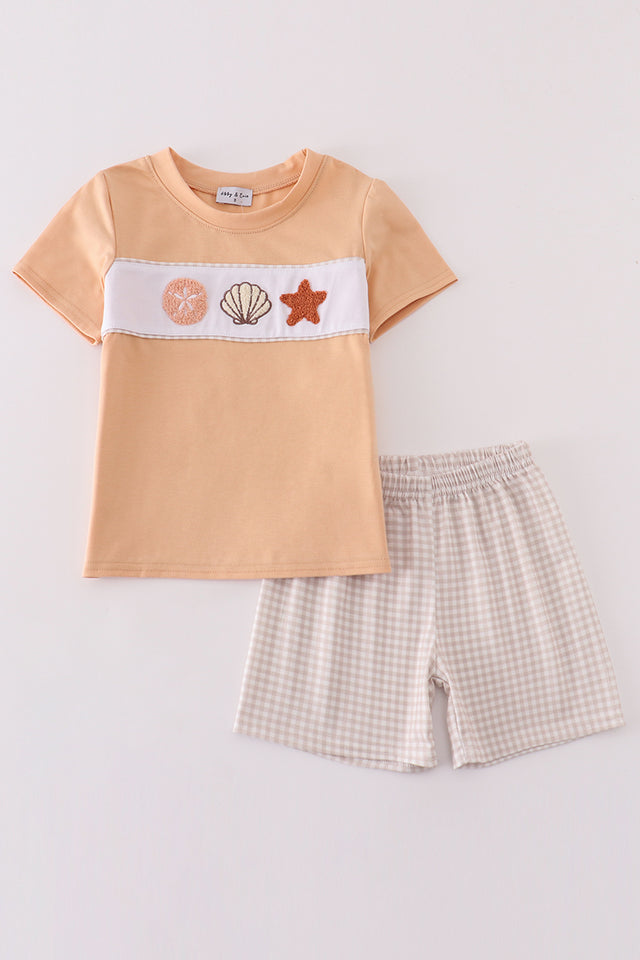Khaki Shells Starfish Set