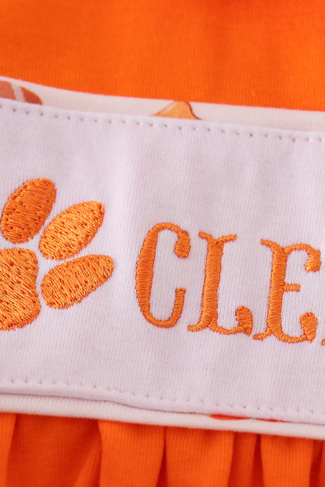 Clemson Embroidery Dress