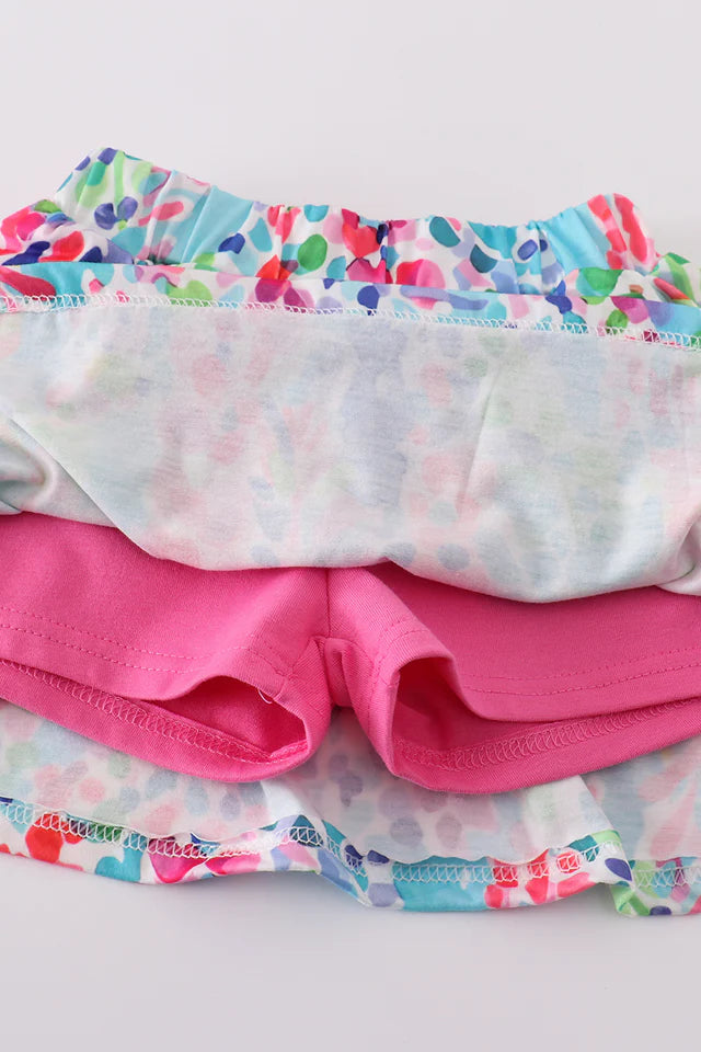Rainbow Garden Skort Set