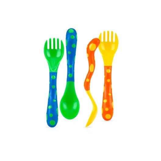 Fun Feeding Forks & Spoons 2 Sets