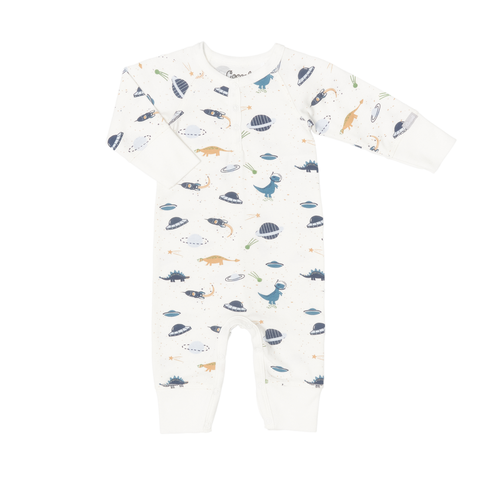 Spaceships Toddler Cotton modal union suit