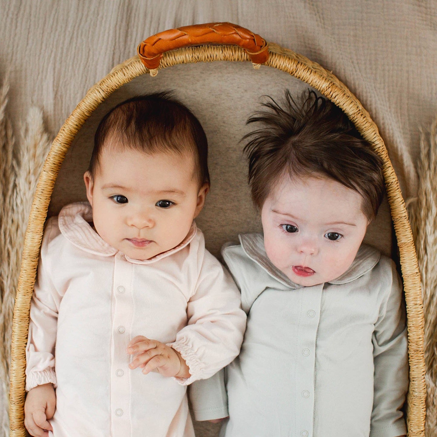 Muslin Collar Jumpsuit: Morning Blue