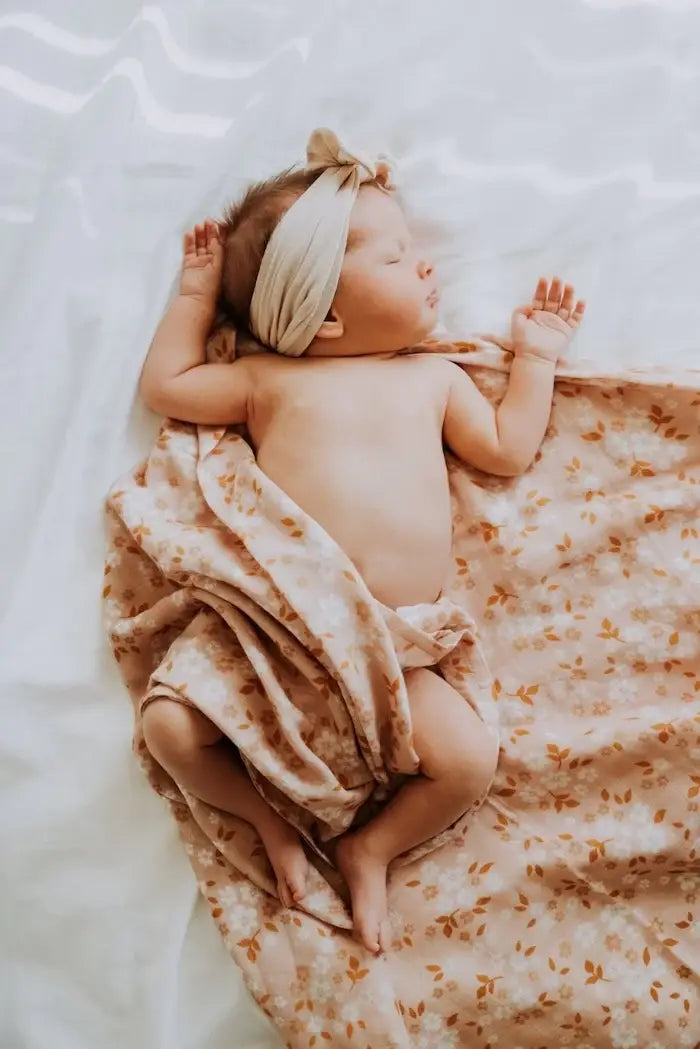 Swaddle Whimsy Floral Peach