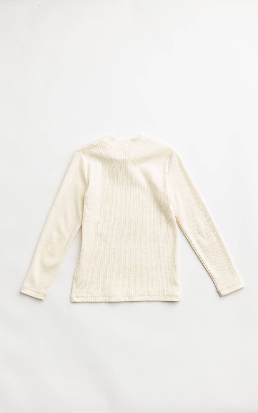 Vanilla Cream Neck Tie Top: Vanilla Cream