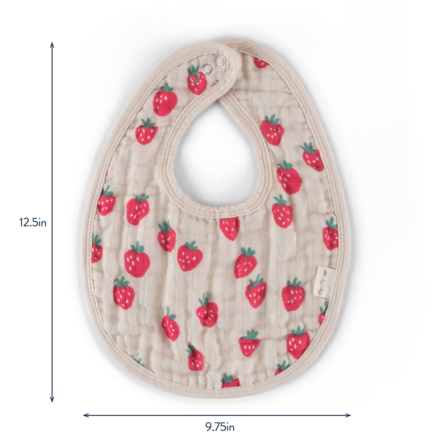 Itzy Bibs™: Strawberries + Cream