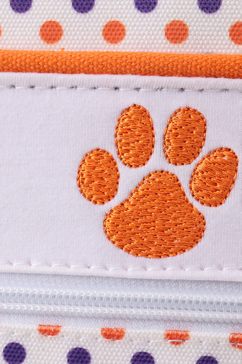 Clemson Embroidery Girl's Backpack