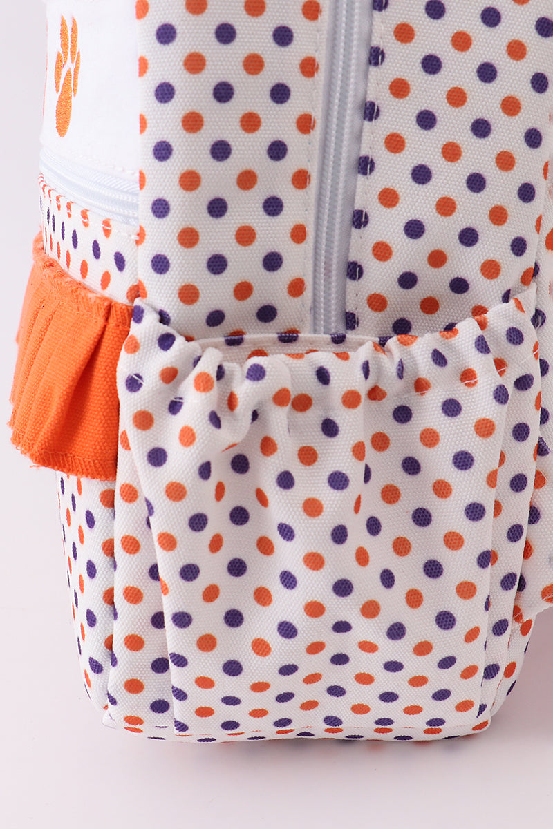 Clemson Embroidery Girl's Backpack