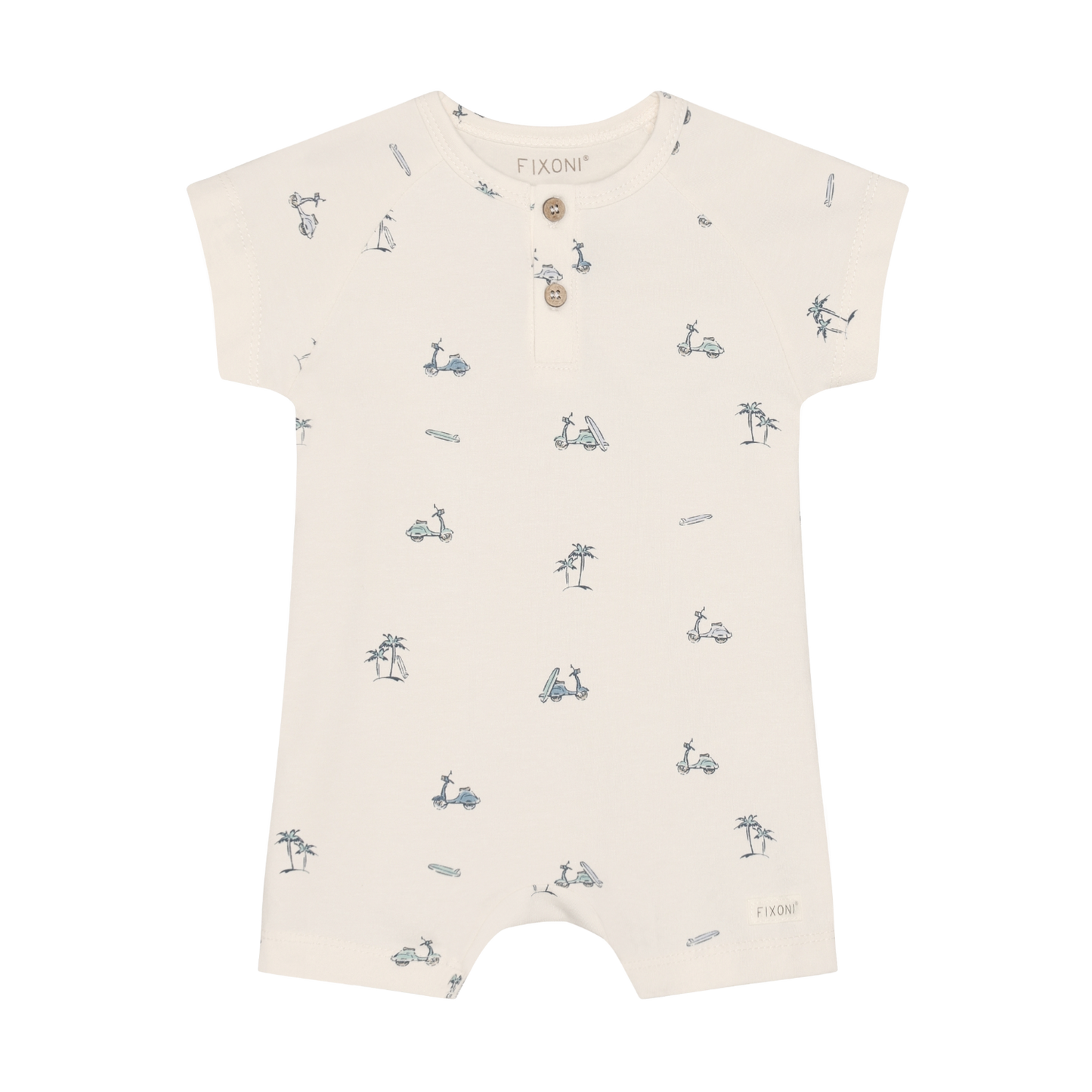 Beach Vibes Short Sleeve Romper