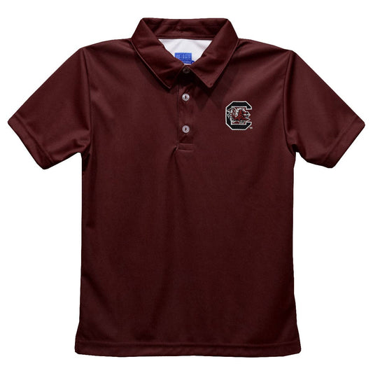 South Carolina Gamecocks Embroidered Maroon Polo Shirt