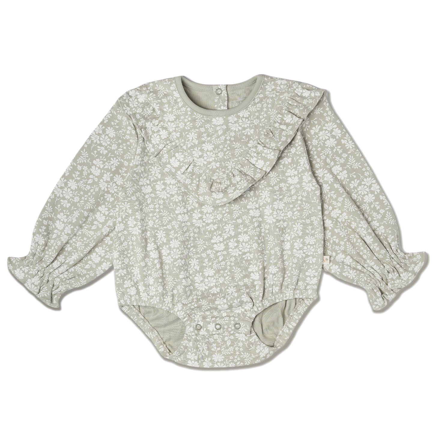 Organic Ruffle Bubble Romper