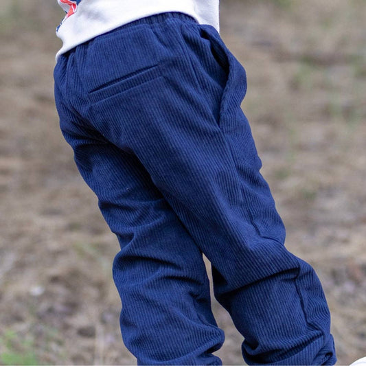 Emmett Corduroy Jogger - Oxford Blue