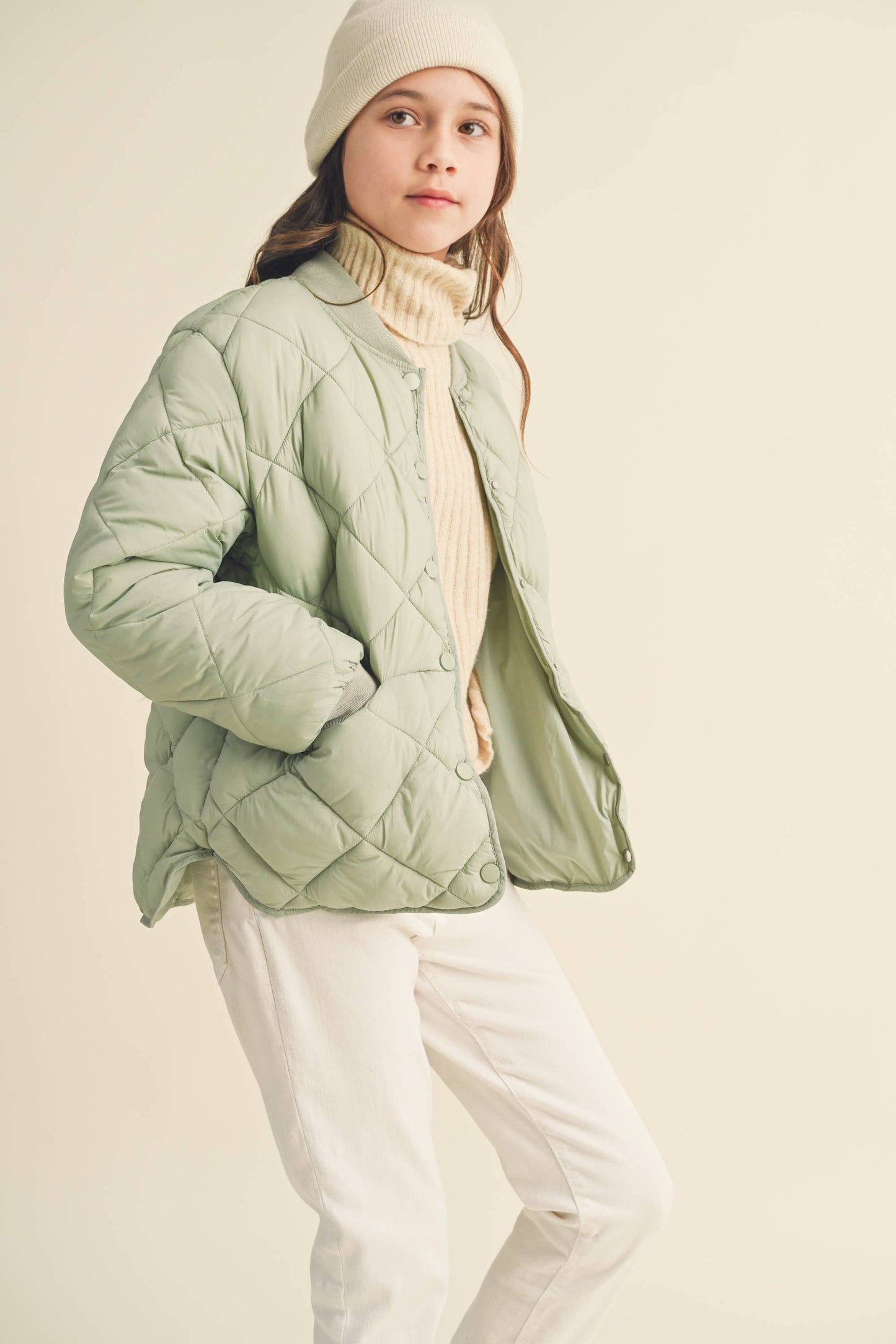 Girl's Quilted Jacket