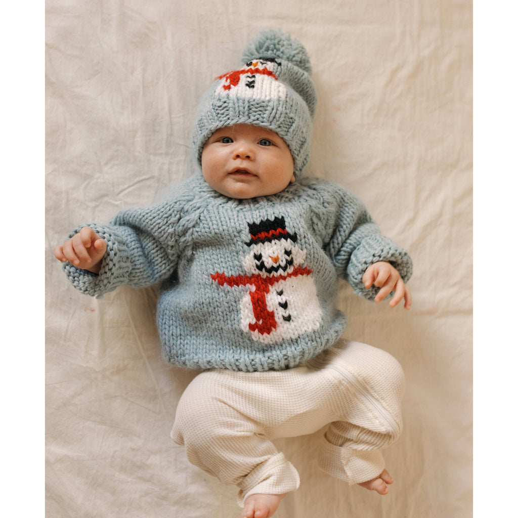 Frosty Snowman Surf Crew Neck Sweater Set Baby & Toddler