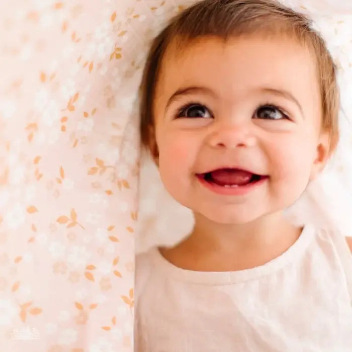 Swaddle Whimsy Floral Peach