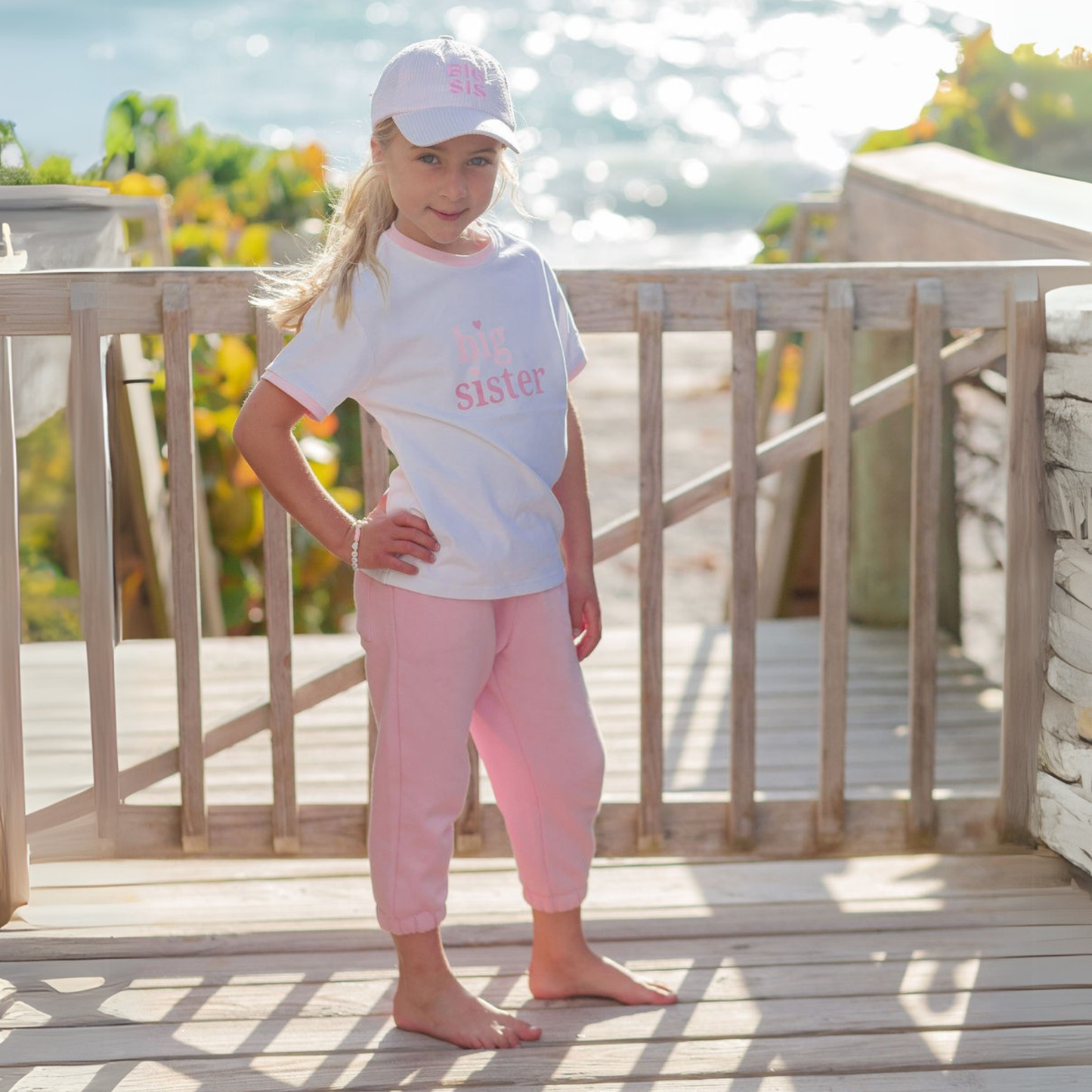 Big Sis Bow Baseball Hat- Youth