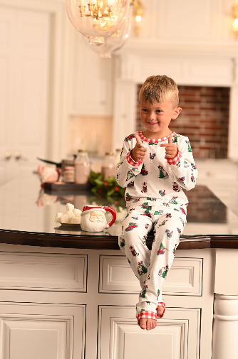 Christmas 2024 Pajamas- Kids Christmas on the Farm- Buttflap