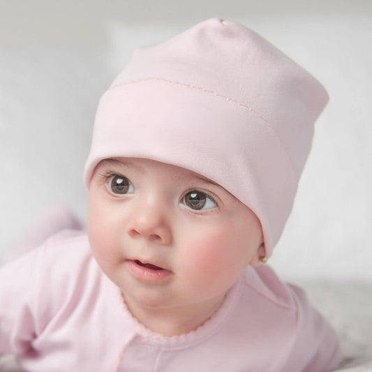 Essentials Solid Pink Hat: Pink Preemie