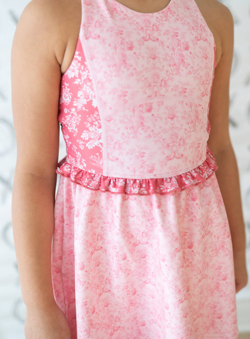 Athletic Dress - Pink Peony