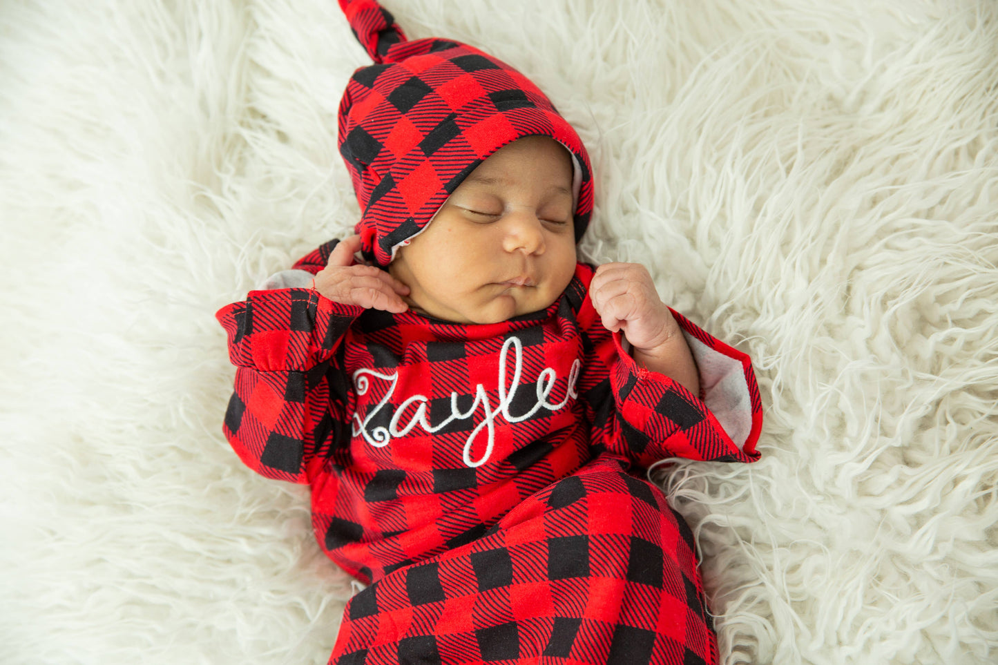 Infant Gown: Small dot