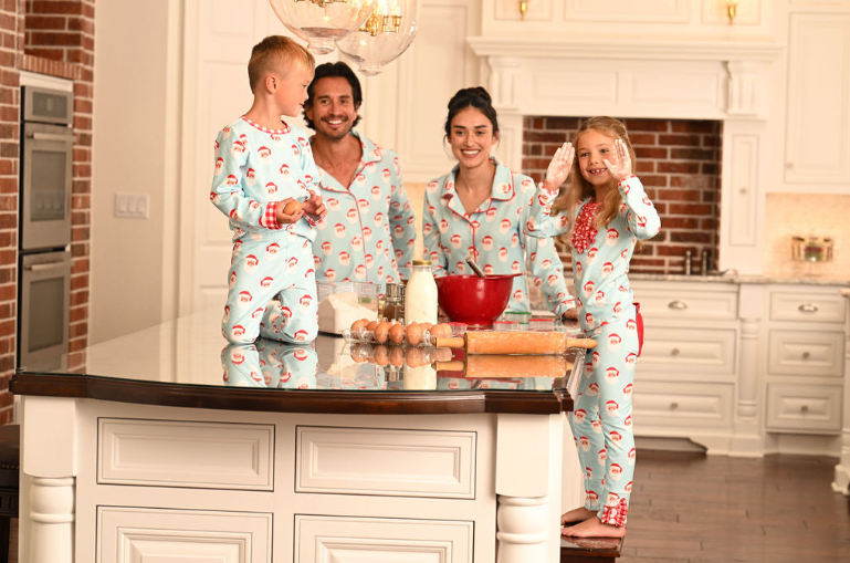 Christmas 2025 Pajamas- Vintage Santa - Ruffle Buttflap: