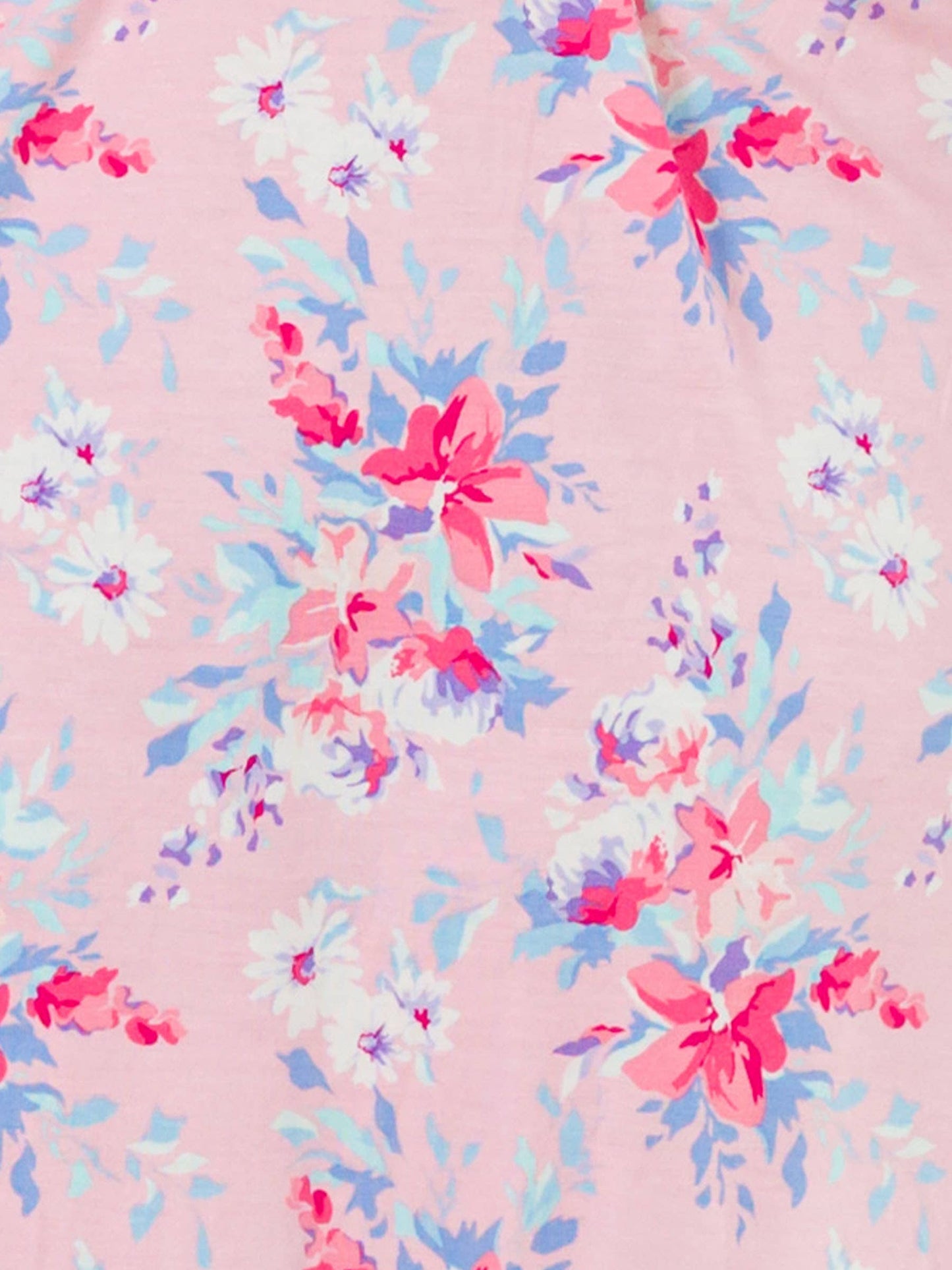 SoftSnooze™ Women's Bamboo Viscose Pretty in Pink Floral Mommy & Me Maternity Robe & Gown