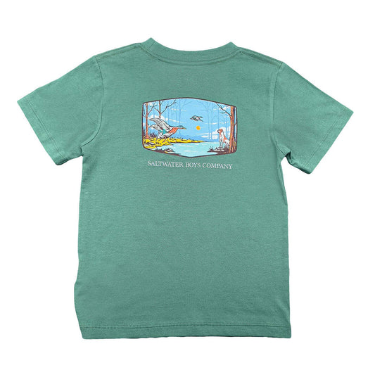 Field & Stream Boys Graphic Tee SS Green: Green