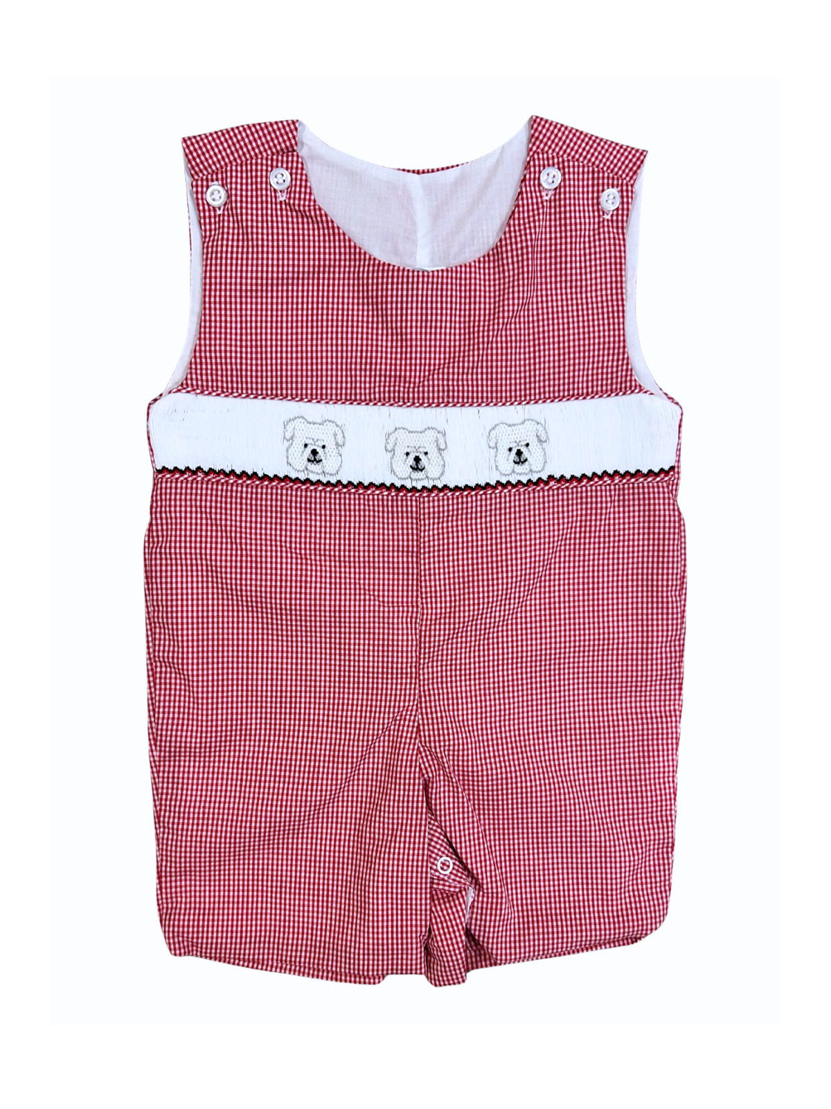 Red Bulldog Smock Jon Jon