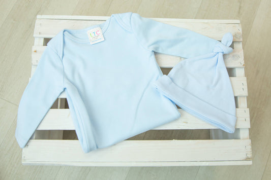 Infant Gown: Baby blue