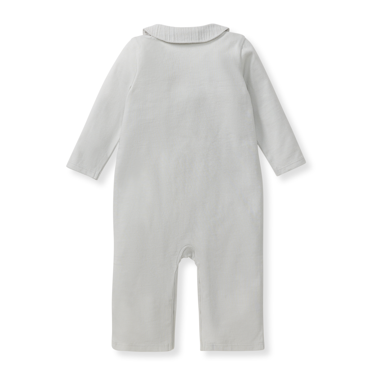 Muslin Collar Jumpsuit: Morning Blue