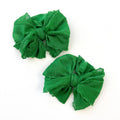Ruffle Clip Set- Green