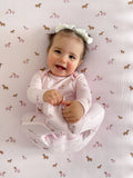 CONVERTIBLE PJ: Girl dog Pink
