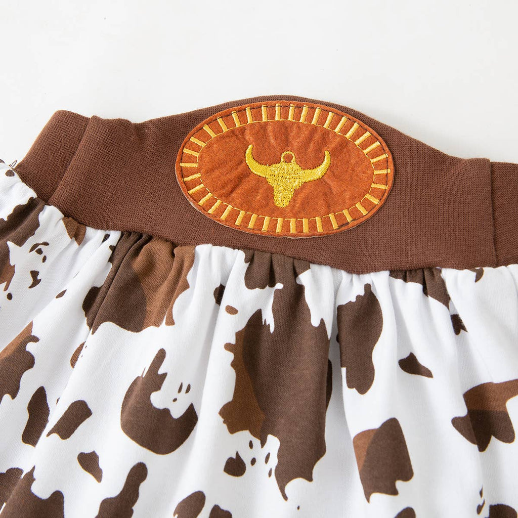Cowgirl 4pcs Girl Costume Set :