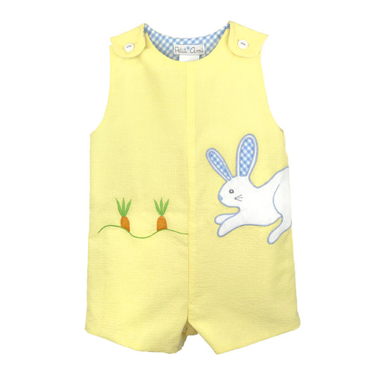 Sunsuit with Bunny and Carrot Appliques