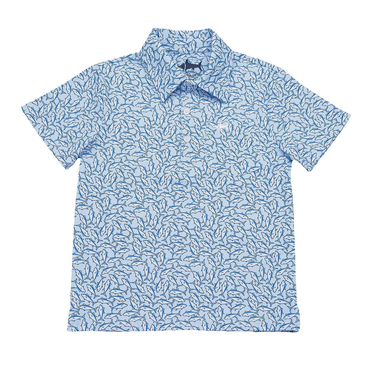 Inshore Boys Performance SS Polo Tuna