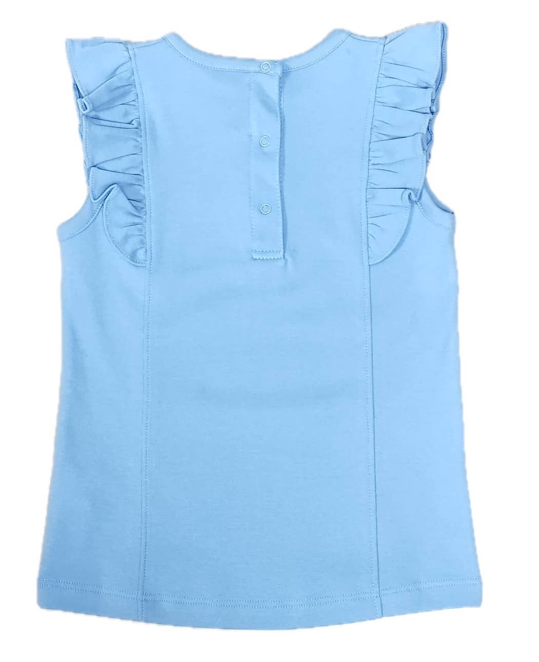Positano Collection Blue Girl's Pima Top: