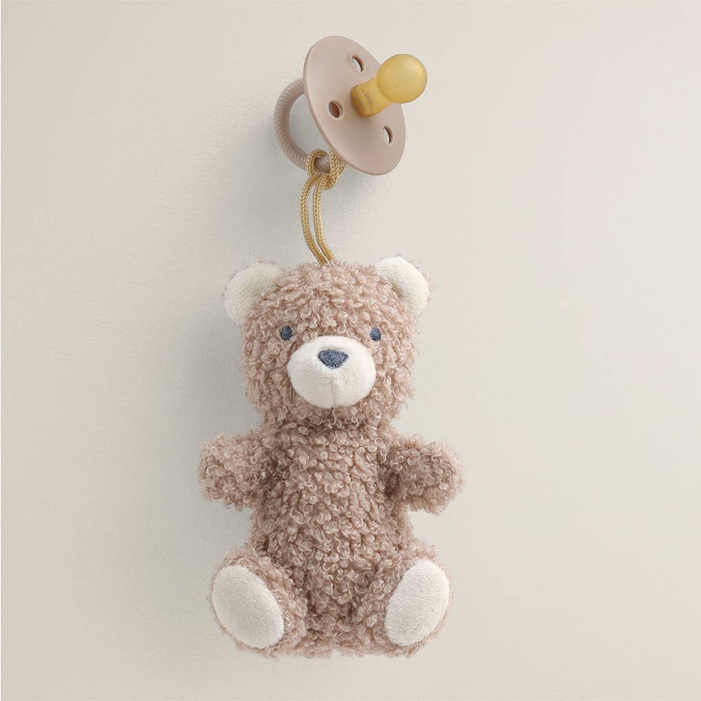 Bitzy Pal Natural Rubber Pacifier & Plush- Bear