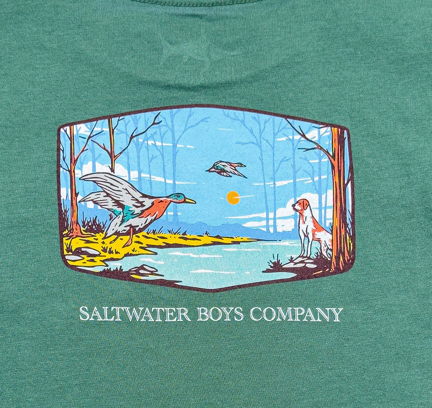 Field & Stream Boys Graphic Tee SS Green: Green