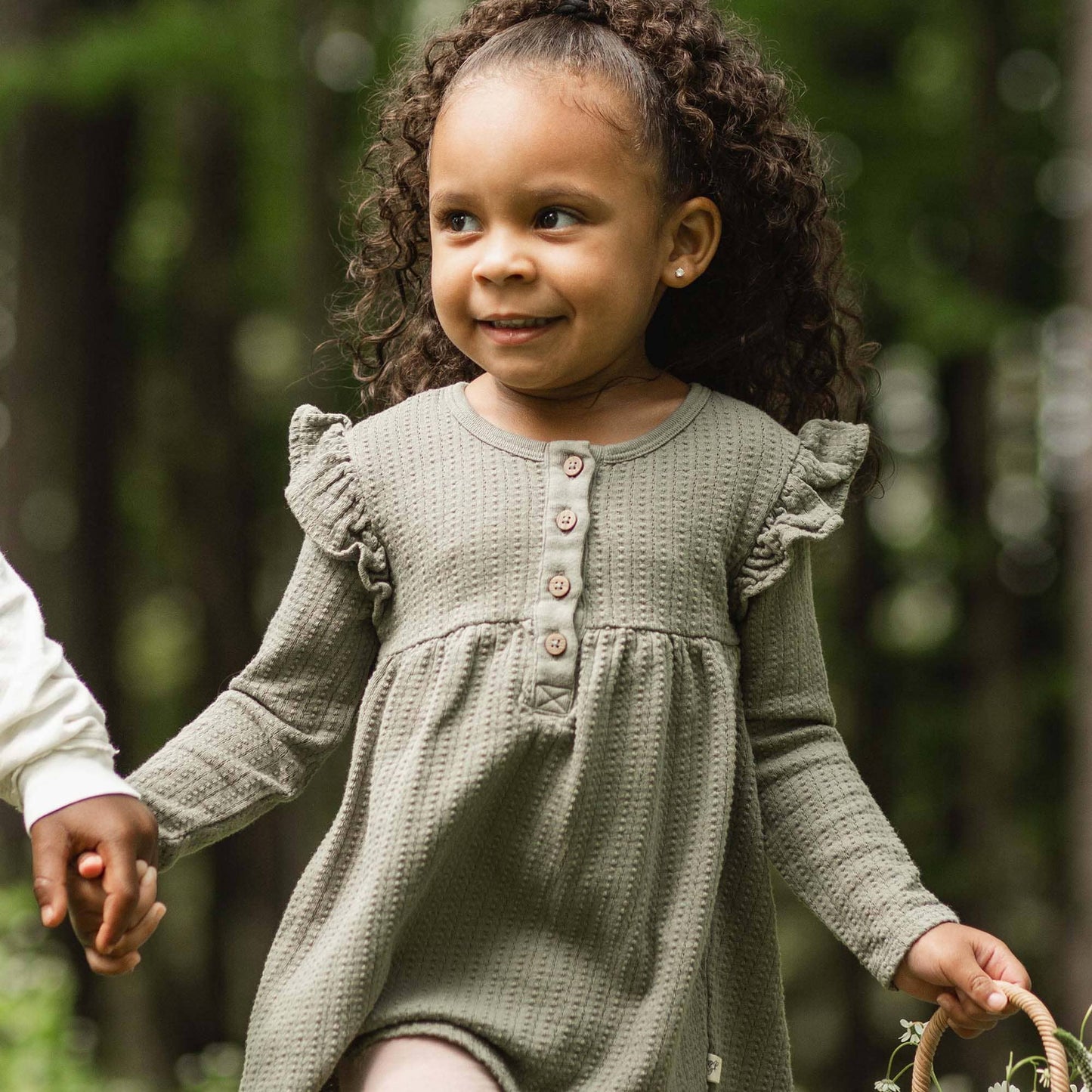Budding Beauty Infant Tunic Set: Tranquility
