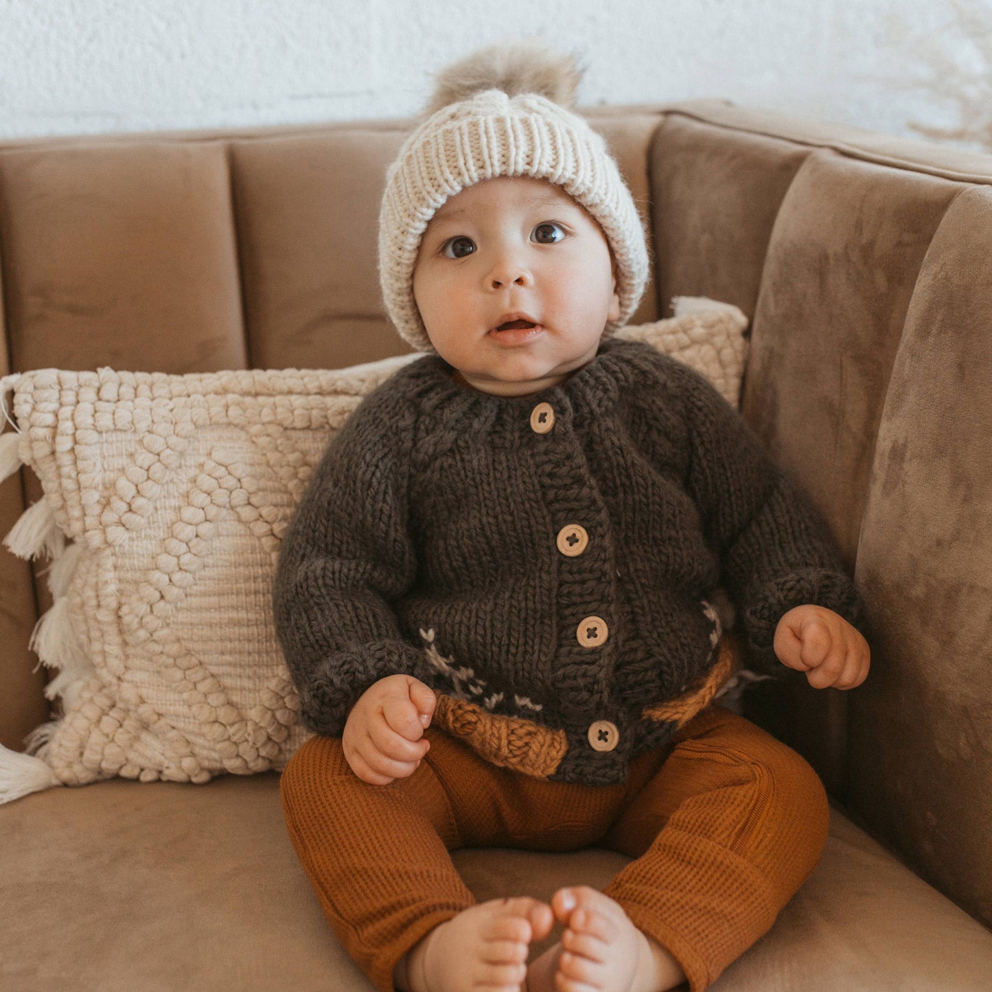 Forest Loden Cardigan Sweater Baby & Toddler: 18-24 months