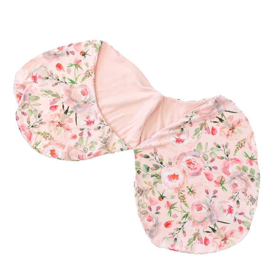 COCOON SWADDLE: Blushing Eucalyptus / Small